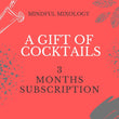 Load image into Gallery viewer, 3 Months Cocktail Subscription Gift- save 10% + FREE DELIVERY
