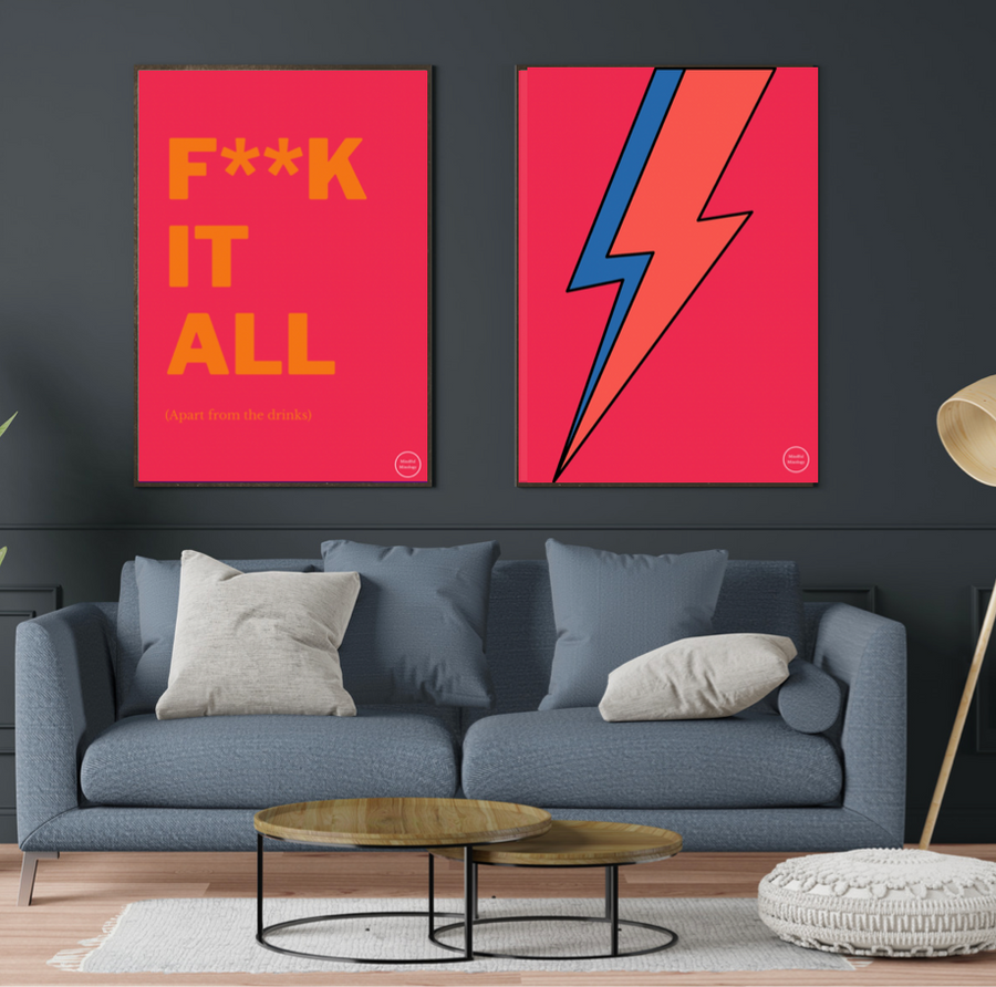 Ziggy Print- Free P&P